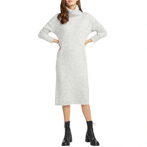 NWT Vero Moda Gaiva Long Sleeve Turtleneck Sweater Midi Dress